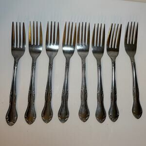 Delco Melinda Stainless Steel Set 8 Forks